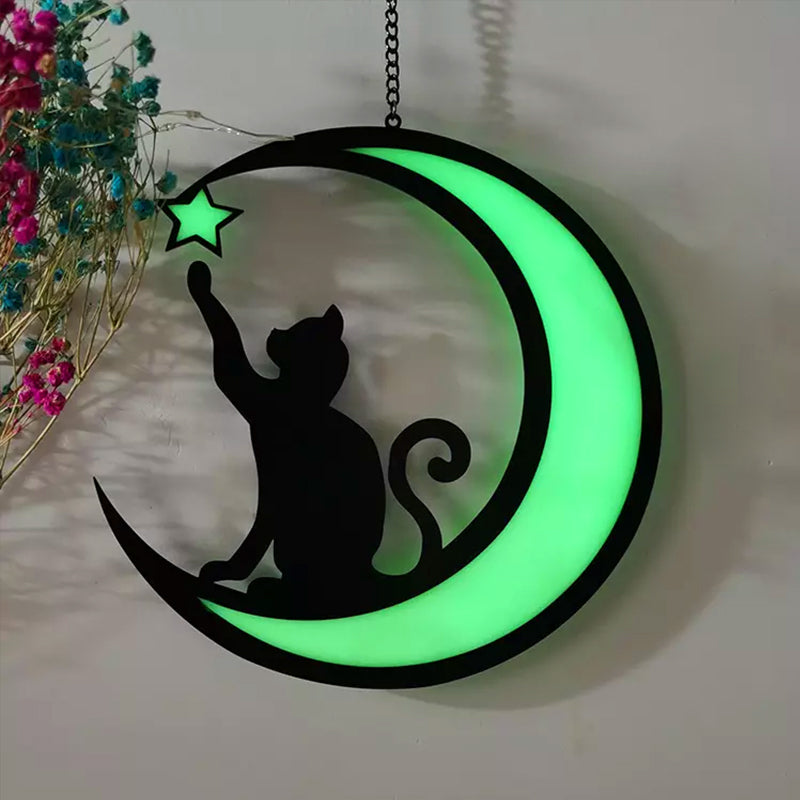Hjemix | Moon Black Cat Dekorasjoner