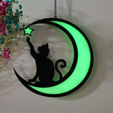 Hjemix | Moon Black Cat Dekorasjoner