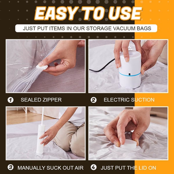 Hjemix | Slitesterk elektrisk vakuumkompresjonspose