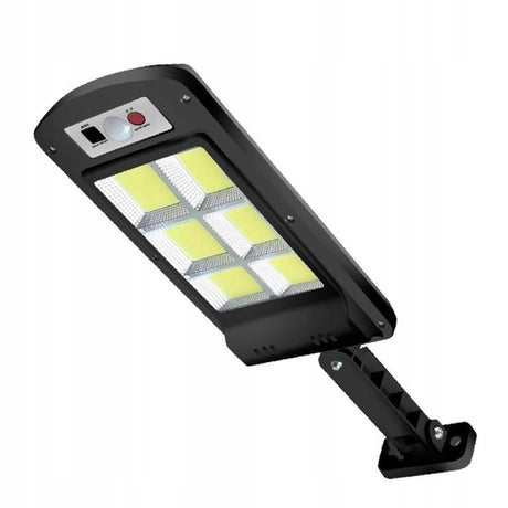 Hjemix | 200W Utendørs Solenergi LED Lampe med Fjernkontroll, Bevegelses- og Dusk Sensor