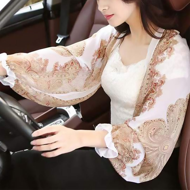 Hjemix | Ultralett Pustende Solbeskyttelses Erme Skjerf