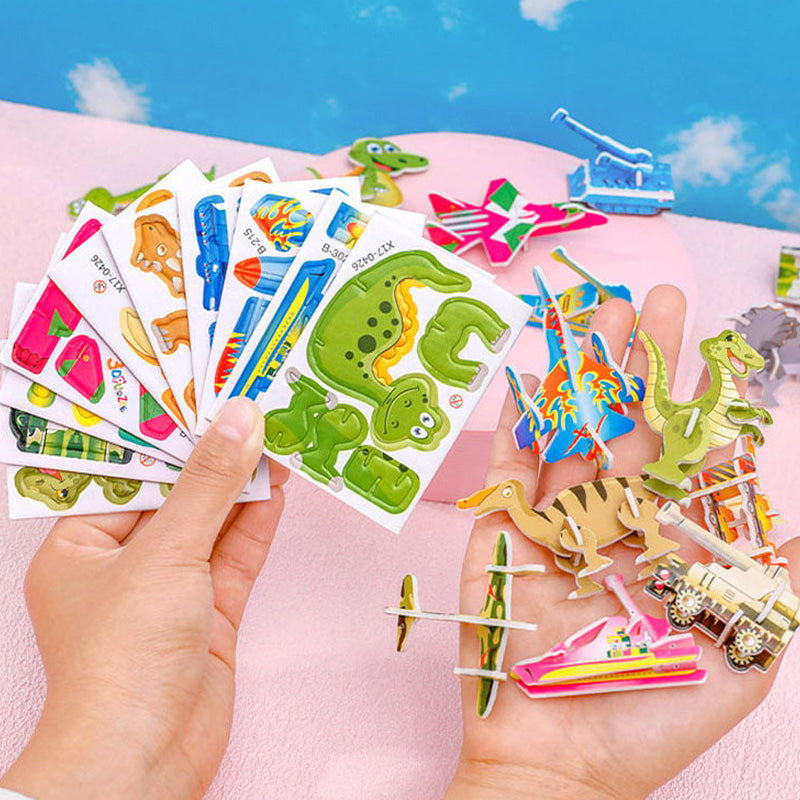 Hjemix | Barnas Læring 3D Puslespill Leketøy (10 deler)