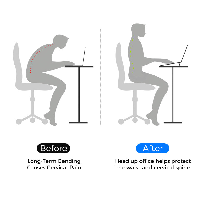 Hjemix | Mini bærbar usynlig laptop-stativ (1 par)