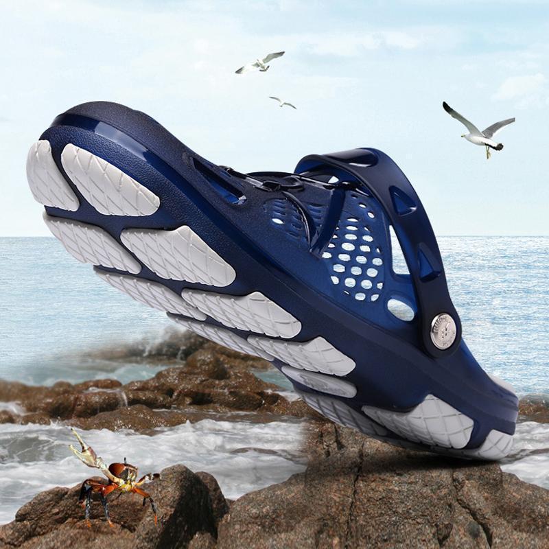 Hjemix | Herres Strand Sandaler Pustende Mesh Strand Slippers