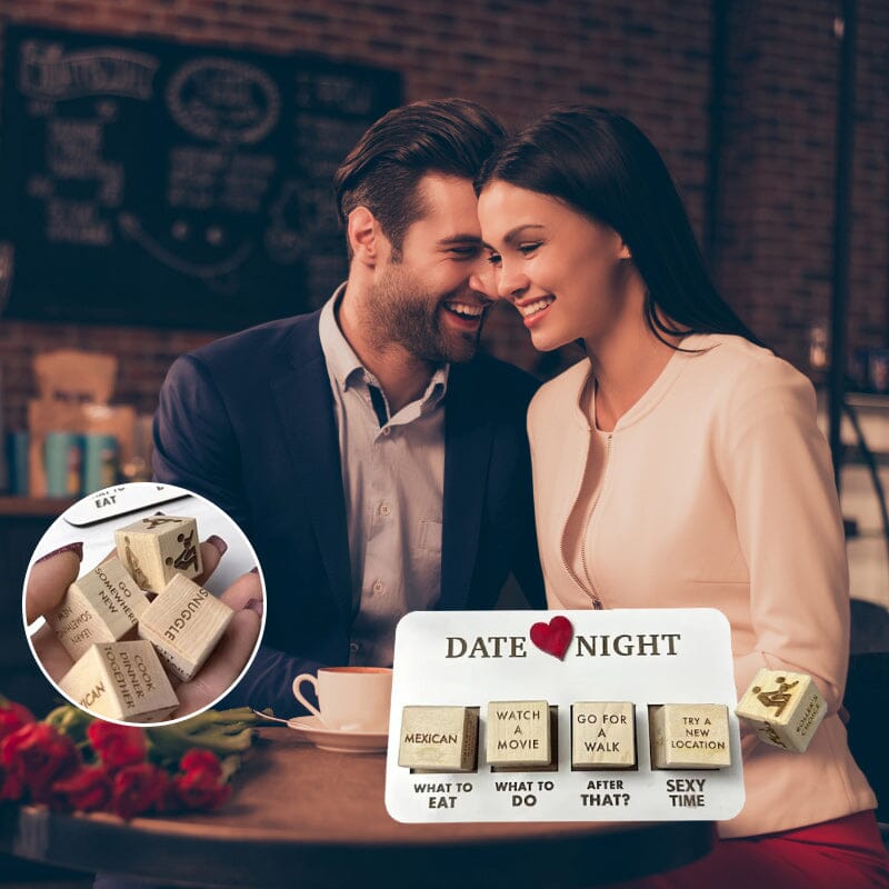 Hjemix | Morsomme Date Night Terninger Nattutgave - Årsdagsgave
