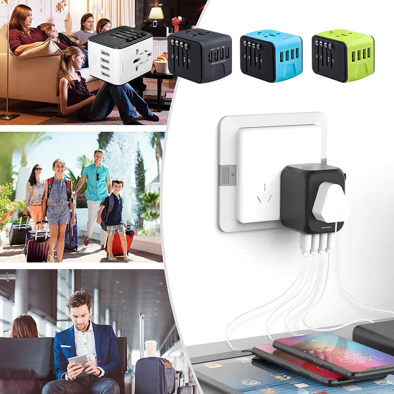 Hjemix | Universal Smart Travel Adapter Spenningsomformer