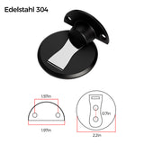 Hjemix | Usynlig magnetisk dørstopper laget av rustfritt stål