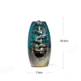 Hjemix | ZenFlow - Håndlaget røkelsesholder med fascinerende foss røkelseffekt