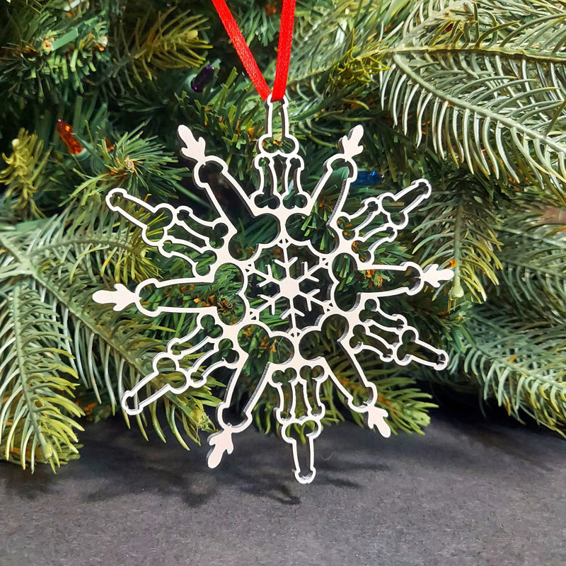Hjemix | Morsomme Snøfnugg Ornamenter