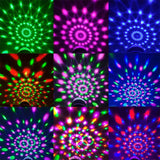 Hjemix | LED Disco Ball Fargerik Rotasjon Lys lampe