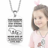 Hjemix | Engelsk alfabet rustfritt stål halskjede