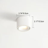 Hjemix | Origo Minimalistisk LED Taklampe - Justerbar Rund Innfelt Lampe
