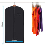 Hjemix | 5 Premium Garment Bags - Med Gjennomsiktig Vindu, Vannavvisende - 40"/54" Inches