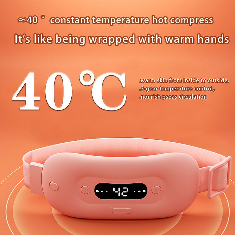 Hjemix | Menstruasjon Vibrasjon Mage Massasje Varm Kompress