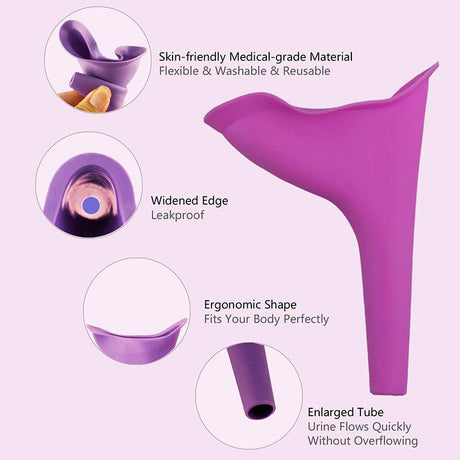 Hjemix | Gjenbrukbar, squat-fri urinlokk for kvinner