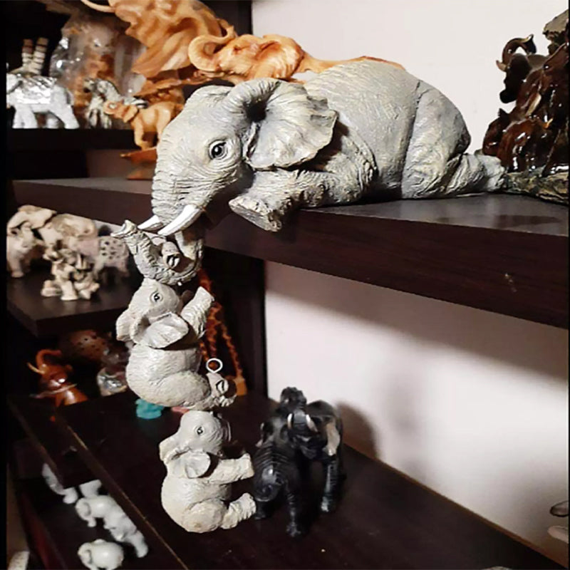 Hjemix | Forelder-Barn Elefant Dekorasjon