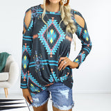 Hjemix | Trykt Langermet Crewneck Langermet T-skjorte