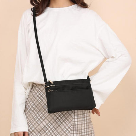 Hjemix | Multilayer Nylon Crossbody Bag