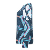 Hjemix | Trykt Langermet Crewneck Langermet T-skjorte