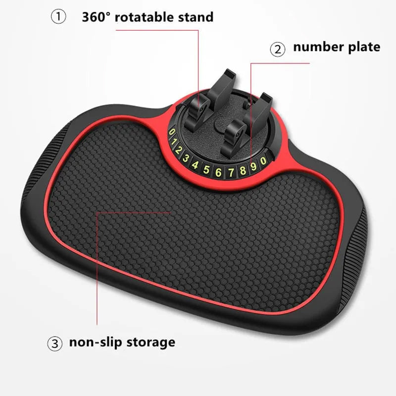 Hjemix | Multifunksjonelle Bile Anti-Sklimatte Bilen Telefonholder