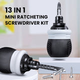 Hjemix | 13 I 1 Mini Ratsjebrikett Skrutrekker Sett