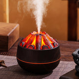 Hjemix | Fire Diffuser - Mini simulert kullild luftfukter med realistisk flammeeffekt