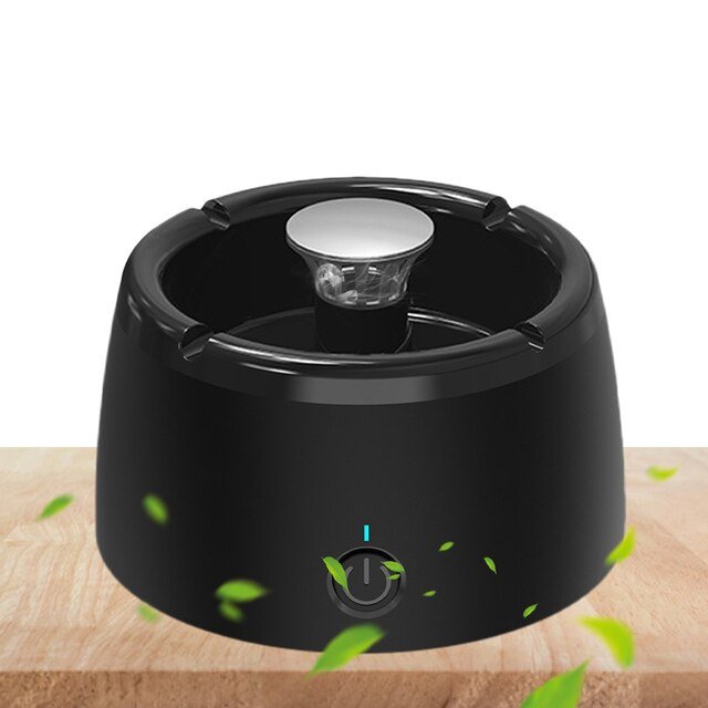 Hjemix | Luktfri Røykfri Asjett - Bærbar Røyk Fangst med Duftfilter