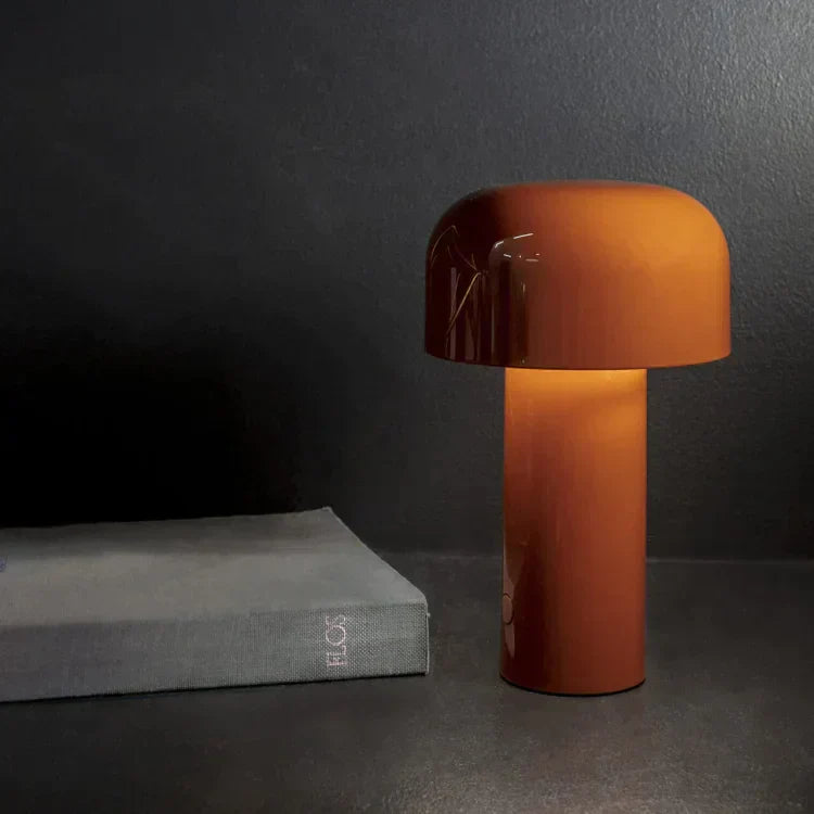 Hjemix | LED Bordlampe - Lumina - Trefarget Dimming Funksjon - Bærbar Lading