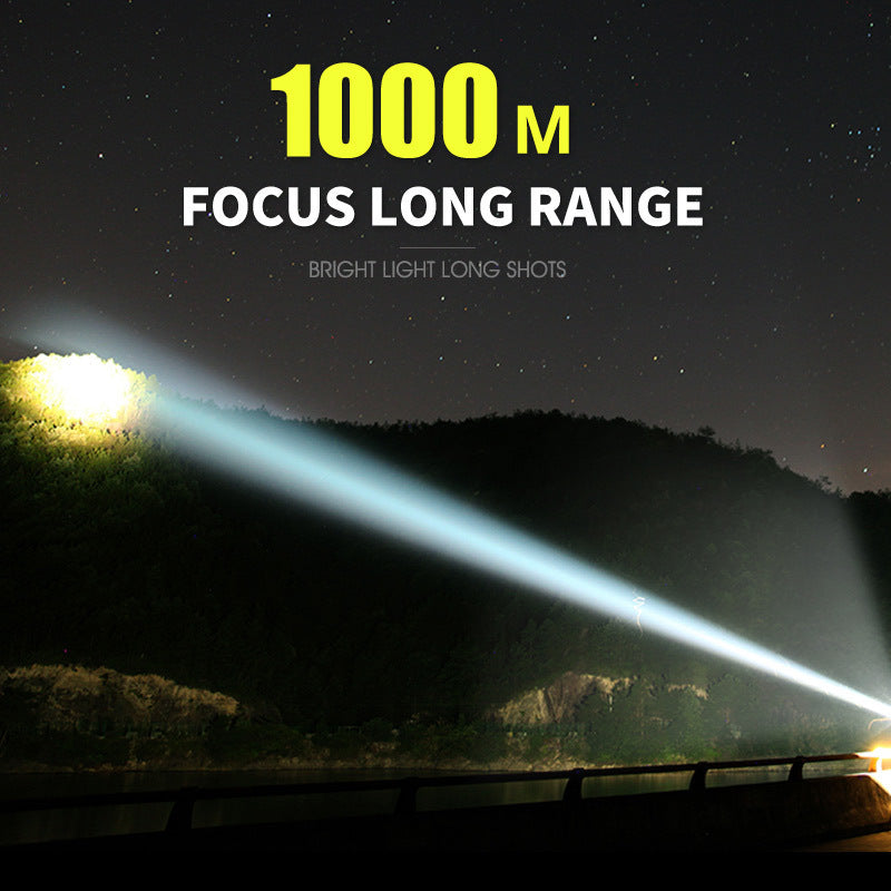 Hjemix | 30000-5000 Lumen Høy Effekt LED Fakkel, vanntett