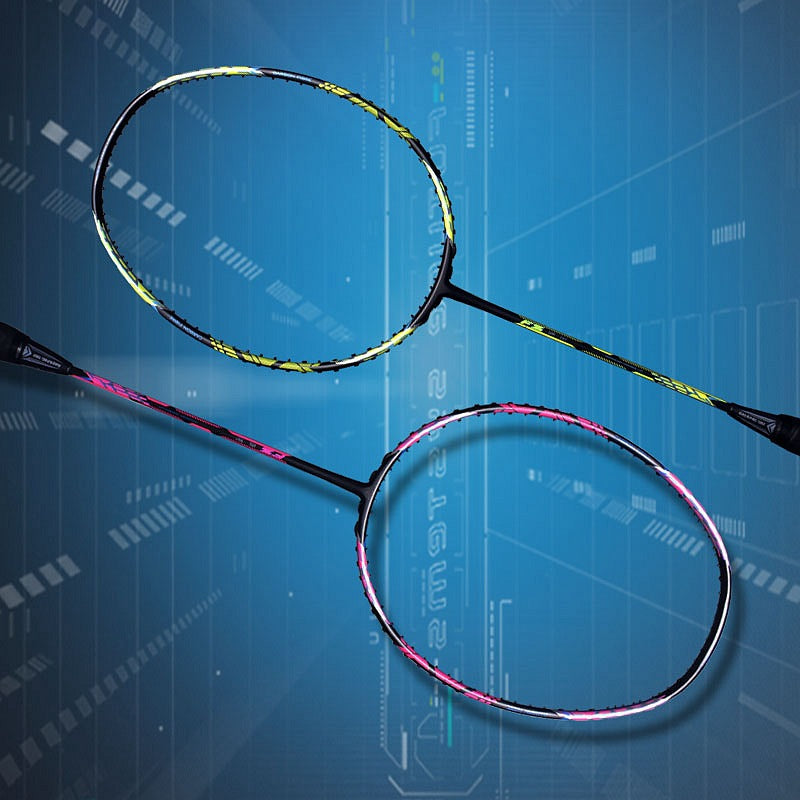 Hjemix | Offensiv badmintonracket med sekundær forsterkning laget av 32 pund karbonfiber