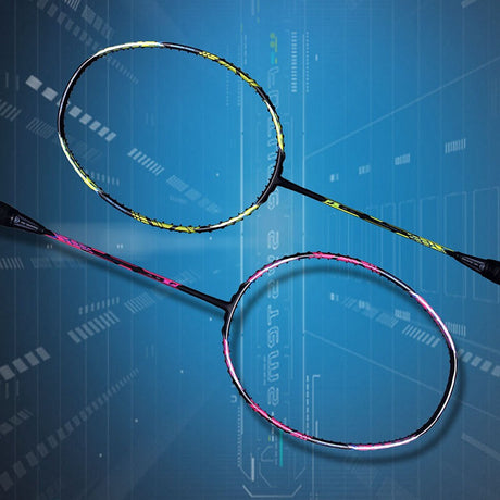 Hjemix | Offensiv badmintonracket med sekundær forsterkning laget av 32 pund karbonfiber
