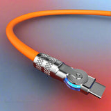 Hjemix | 180° Anti-Break Hurtigladnings Datakabel (120W)