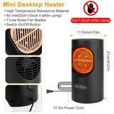 Hjemix | 300W Bærbar Elektrisk Mini Varmer