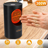 Hjemix | 300W Bærbar Elektrisk Mini Varmer