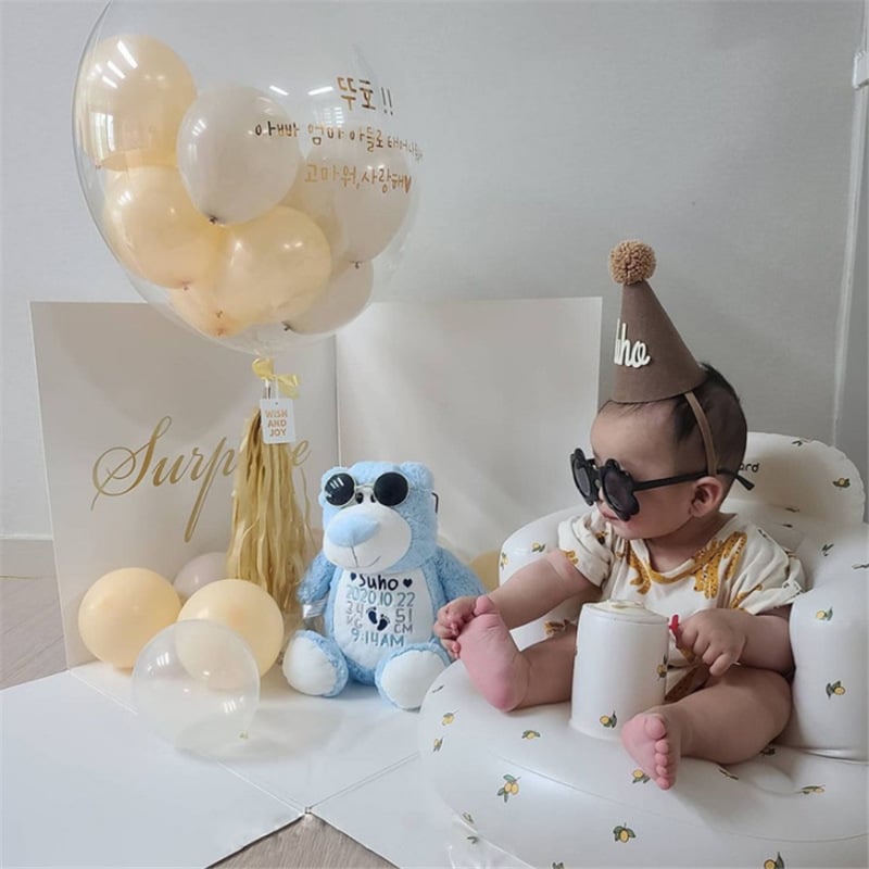Hjemix | Multifunksjonelt Baby Behagelig Oppblåsbar Flytende Stol