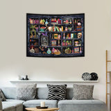 Hjemix | Skeleton Horror Halloween Veggteppe