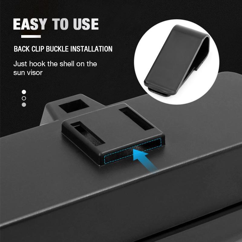 Hjemix | Universelt solbrilleetui for bilskjerm