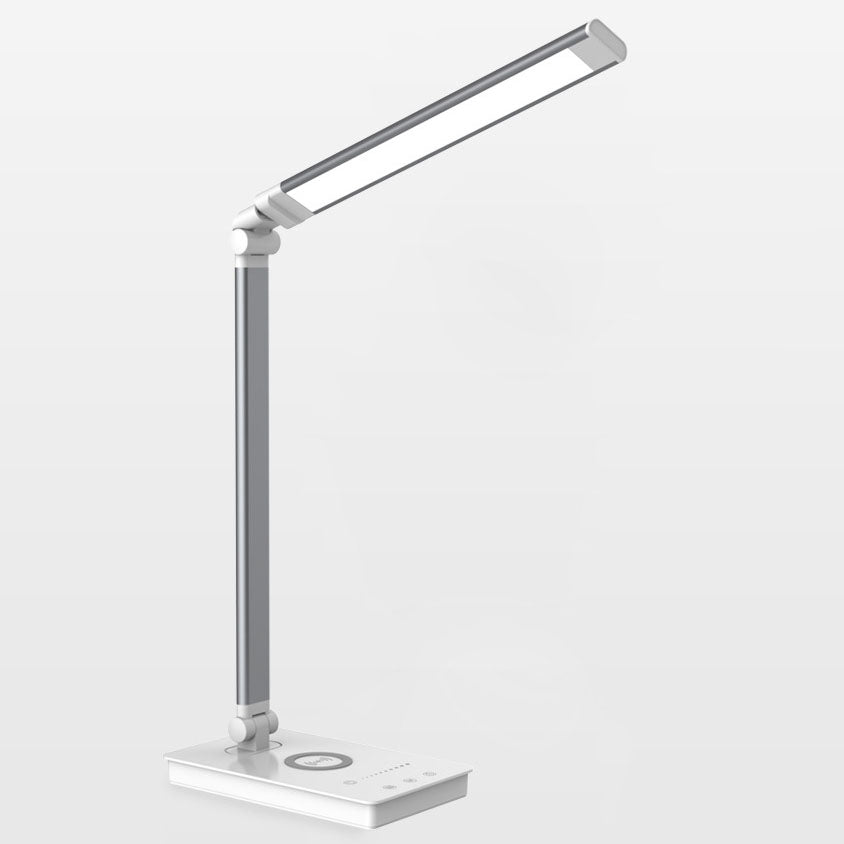 Hjemix | Minimalistisk Intelligent Firkanthåndtak Sammenleggbart USB LED Skrivebordslampe