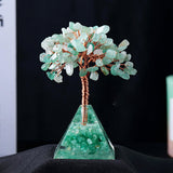 Hjemix | Naturstein Grus Pyramide Base Feng Shui Tre