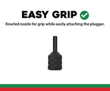 Hjemix | Tubeless Dekkplugg Reparasjonssett for Bil, Motorsykkel, ATV, Jeep, Lastebil, & Traktor