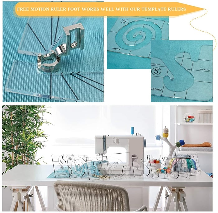 Hjemix | Free-Motion Plagglinjal Sett (12 PCS) - Hot