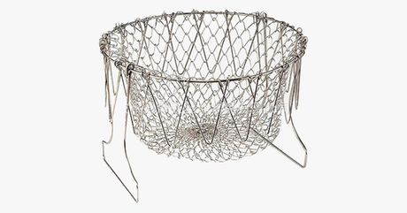 Hjemix | Sammenleggbar Stekepannekurv Kjøkkenapparat – Effektiv Matlaging Som Aldri Før!