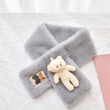 Hjemix | Sweet Bear Plush Bib For Adults And Children