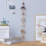 Hjemix | Krystall Livets Tre 6 Ringer Veggdekor Ornament