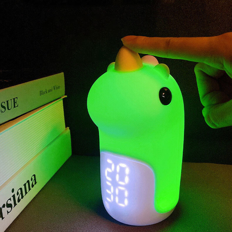 Hjemix | Unilora DreamLight Vekkerklokke | Enhjørning Design | Timer & LED Nattlampe | Barnerom Dekor