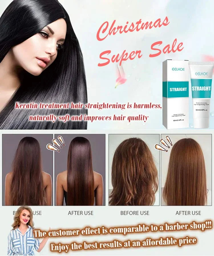 Hjemix | Keratin Behandling Hår Utglattende Krem
