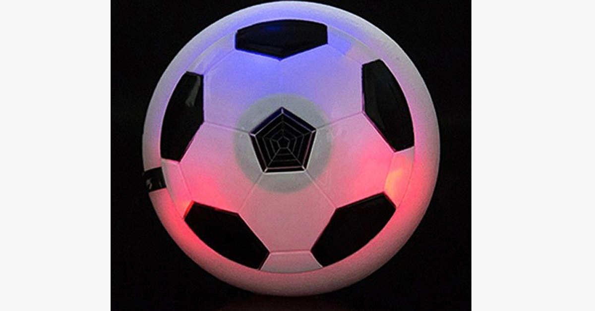 Hjemix | Innendørs og utendørs luftkraft sveveball - Med LED-lys og glir gjennom luften