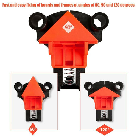 Hjemix | Klemme sett (4stk) + GRATIS 60°, 90° & 120° hoder