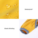 Hjemix | RainBuddy Vanntett Hunderegndress | Reflekterende Striper | Justerbar & Med Hette