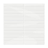 Hjemix | Selvheftende 3D DIY Kit Kat fliser i blank hvit